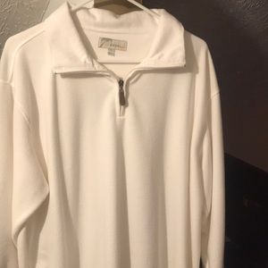 Men’s large 1/4 zip shirt.
